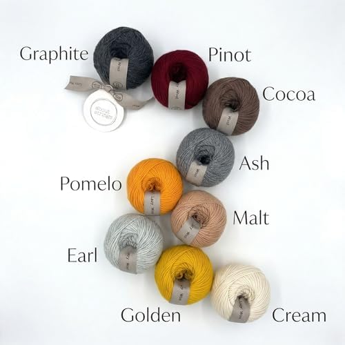 55% Extra Fine Merino Wool 45% Cotton #3 Light DK Yarn Box Set Bundle