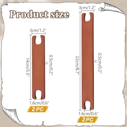 PH PandaHall 4Pcs Wooden Weaving Shuttle Tools Crochet Needle Weaving