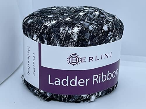 Berlini Ladder Ribbon Yarn - 50 Grams (1.75 Ounces), 142 Yards - #70