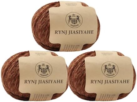 Wool Yarn -6-ply(2mm) Worsted Yarn for Crocheting and Hand Knitting
