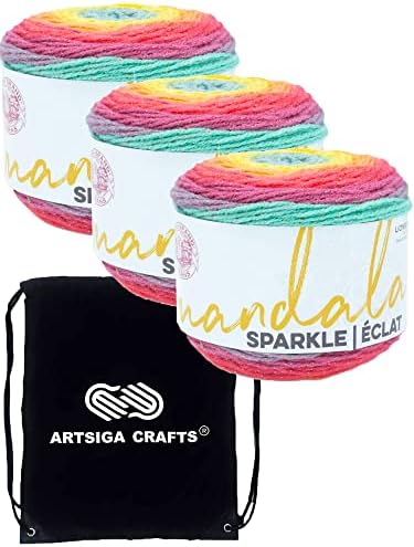 Lion Brand Yarn Mandala Sparkle 527-312 Crux