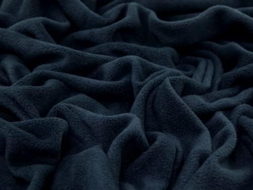 Minerva Polar Fleece Fabric Light Navy - per Yard