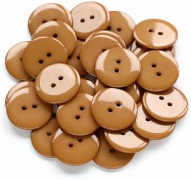 100pcs 1 Inch (25mm) Sewing Buttons for Garments Pants Shirt or Coat 2