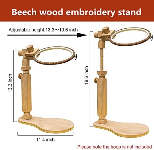 Embroidery Hoop Stand - Rotated Cross Stitch Stand Lap, Easy to Use