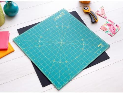 OLFA 17x17" 360-Degree Rotating Cutting Mat (RM-17S) - Self-Healing