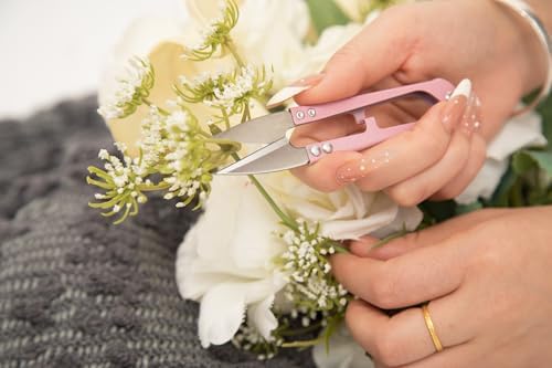 4 Pack Thread Snips, 4.1 Inch Mini Sewing Scissors for Embroidery