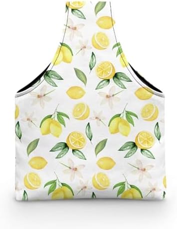 Snilety Lemon Yarn Bag, Knitting Crochet Bag, Portable Yarn Storage