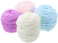 Hand-Knitting Cotton Yarn Xmas 4 Rolls for Crochet Shawls