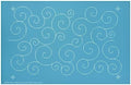 Full Line Stencil - Swirls & Curls- Edge to Edge Stencil, Continuous