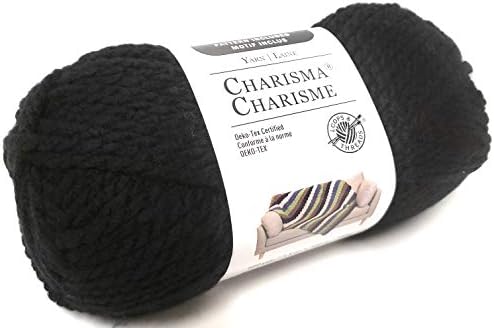 Loops and Threads Yarn Charisma 1 Ball Black 3.5 ounces