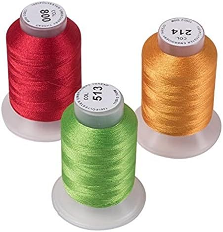 63-Color Brother Embroidery Machine Thread