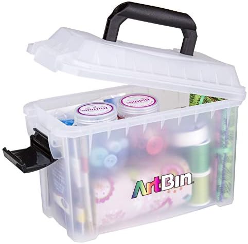 ArtBin Mini Sidekick Carrying Case with Handle, Clear