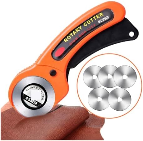Rotary Cutting Machine, 45mm Rotary Cutter Set Leather Craft Cutting