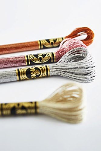 DMC Light Effects Embroidery Floss Color E677 White Gold Precious