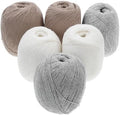 Wool Yarn for Knitting and Crocheting 6 Balls Xmas Craft Thread