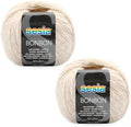2 Skeins, Baby Alpaca, Superfine Merino Wool, Cotton, 458 Yds/3.5 oz.