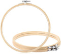 3 Pack Embroidery Hoops, KISSBUTY 7.9 inch/ 20cm Bamboo Embroidery