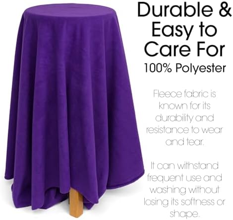 Pico Textiles 2 Yard Bolt Purple Solid Fleece Fabric