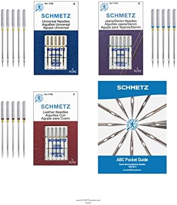SCHMETZ Heavy Duty Sewing Machine Needle Combo Pack