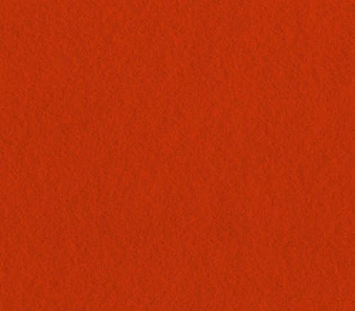 Acrylic Felt Fabric Orange / 72" Wide/Sold by the Yard