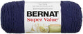 Bernat Super Value Yarn, 7 oz, Gauge 4 Medium Worsted, Denim Heather