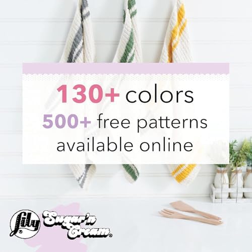 Lily Sugar'n Cream Cotton Cone Yarn, 14 oz, Potpourri Prints, 1 Cone