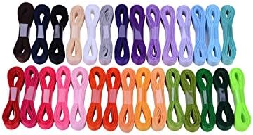 Ribest 3/8 inch Solid Grosgrain Ribbon Set, 30 Colors 60 Yd