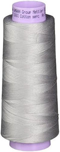 Mettler Silk-Finish Cotton Thread, 2000 yd/1829m, Ash