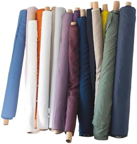 Sewing Supplies 100% Natural Pure Linen Fabric 280cm Wide, Plain Solid