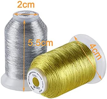 New brothread 50-Spool Embroidery Machine Thread Kit