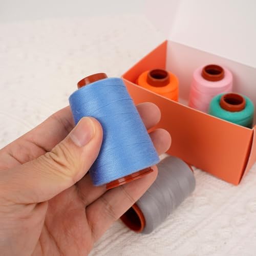 6 Pcs Sewing Thread, All Purpose Sewing Thread, 6 Spools Assorted
