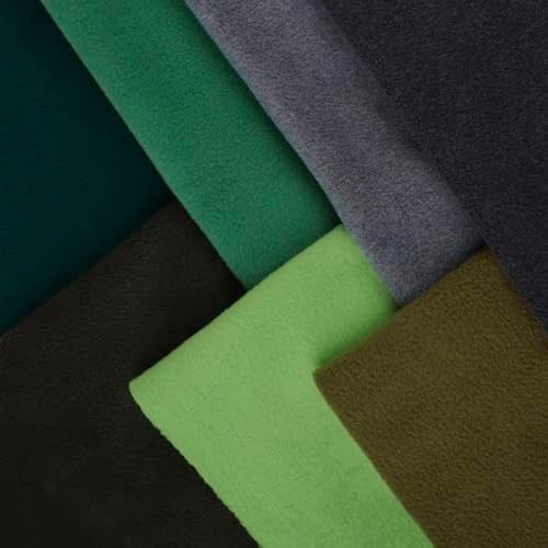 Mook Fabrics Solid Anti-Pill Polar Fleece, Hunter Green Cut by The
