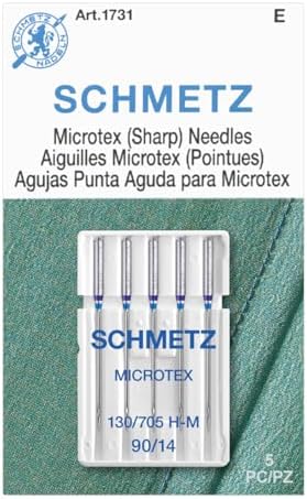 SCHMETZ Microtex Sharp Sewing Machine Needles - Quilting &