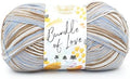 Lion Brand Yarn, Bundle of Love Yarn, Weathered Wood, Multicolor
