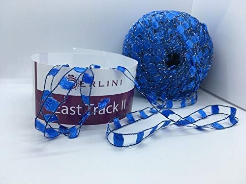 Berlini East Track II Metallic Accent Ladder Ribbon Yarn 50 Gram