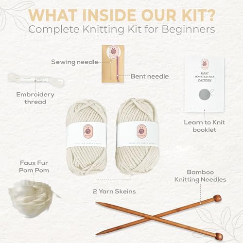 Knitting Kits for Beginners Adults – Practical and Easy to Use Hat