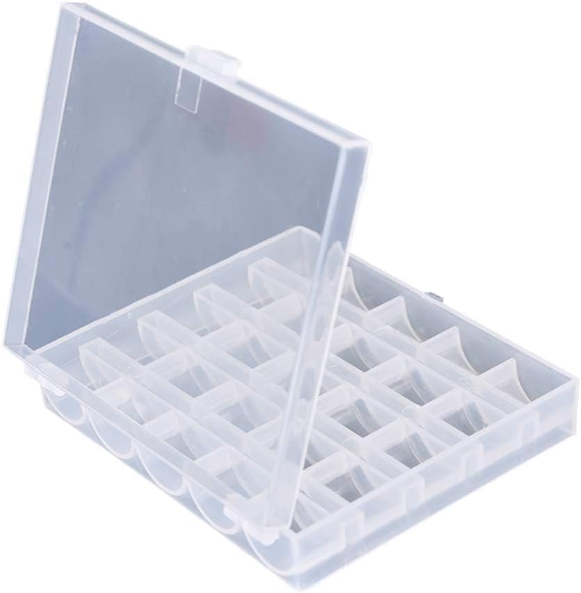 Bobbins Storage Case, 25 Slots, 2 Pack