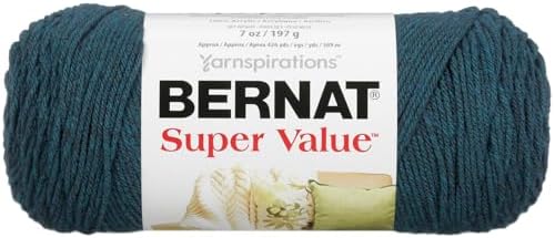 Bernat Super Value Yarn - Teal Heather