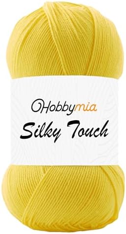 Silky Touch Acrylic Yarn - Soft Sport Weight Yarn for Crochet &