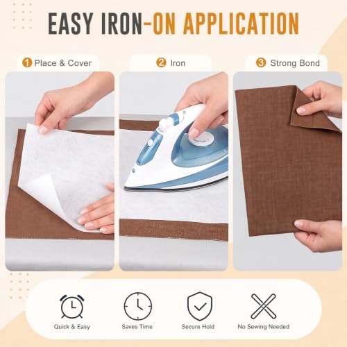 Fusible Fleece Interfacing, 11.6" x 30 Yds Medium Weight Iron on