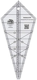 Creative Grids Starburst 30 Degree Triangle Quilt 9-1/2in Ruler