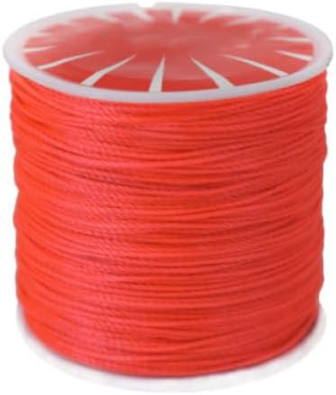 4pcs Round Wax Thread for Leather Sewing, 0.6mm Stitching Cord