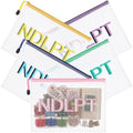 Sabary 5 Pcs Needlepoint Project Bag, Clear Mesh