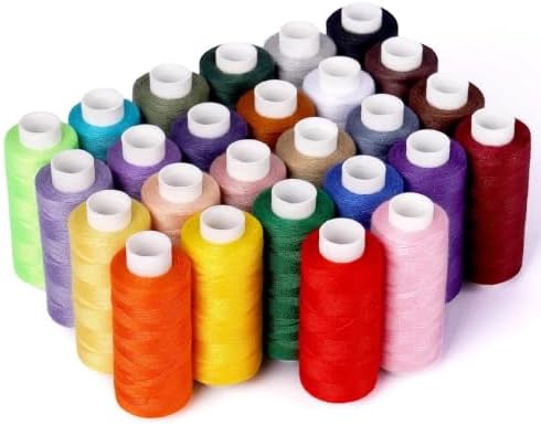 26 Colors Sewing Threads Kit,300 Yards Each Spools, Total 7800yds