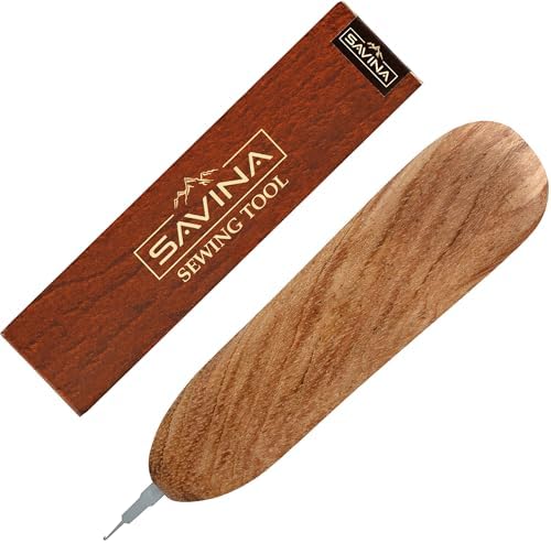 SAVINA Needle Threader, Hardwood Handle