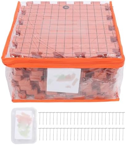 Interlocking Knit Blocking Mats with Inch Grid 50 Stainless Steel T
