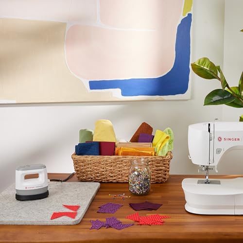 SINGER® Mini Heat Press Machine with Safety Base, Easy Time Adjustment