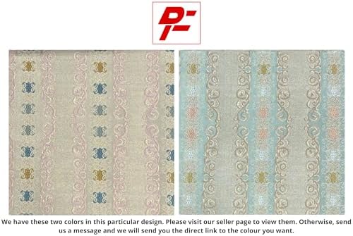 Luxurious Woven Jacquard Damask Motif Design Heavy Furnishing Fabric