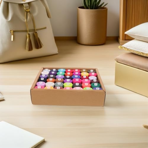 Sewing Thread Set, 42-Color Polyester Spools for Hand and Machine