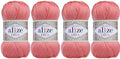 4 Balls Hand Knitting Yarn 100% Microfiber Acrylic Yarn Alize Diva